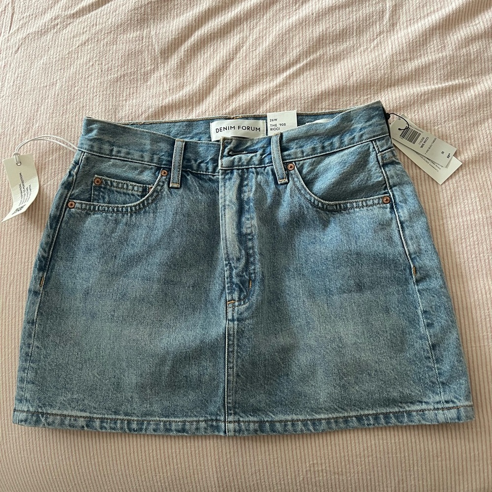 Aritzia denim forum jean skirt